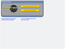 Tablet Screenshot of manifest.simpleace.com
